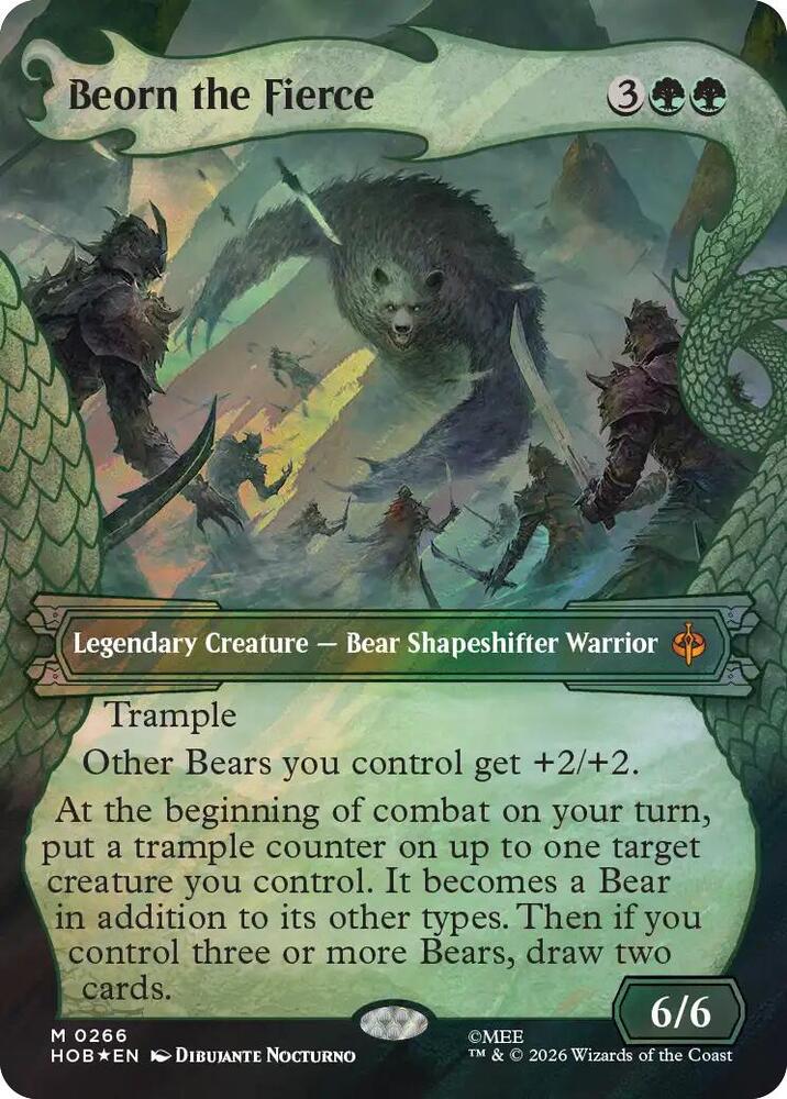 Beorn the Fierce (Showcase) (Surge Foil) [The Hobbit] 266