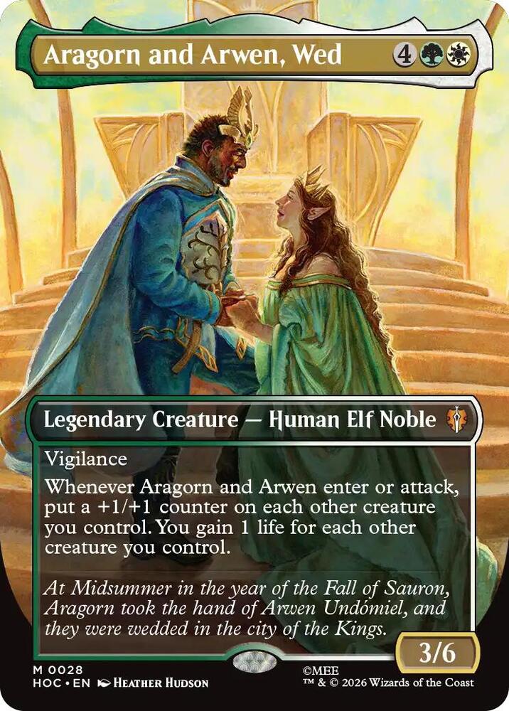 Aragorn and Arwen, Wed (Borderless) [The Hobbit: Eternal-Legal] 28