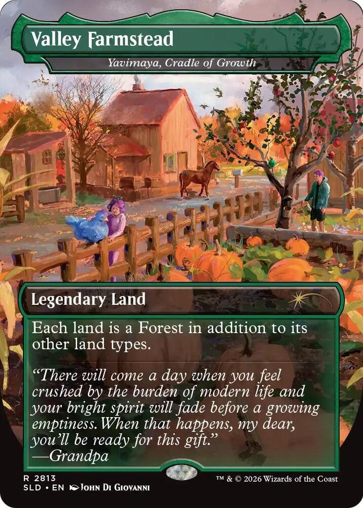 Valley Farmstead - Yavimaya, Cradle of Growth [Secret Lair Drop Series] 2813