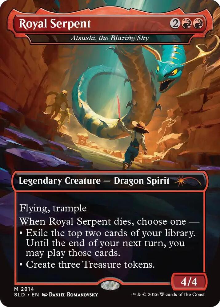 Royal Serpent - Atsushi, the Blazing Sky [Secret Lair Drop Series] 2814