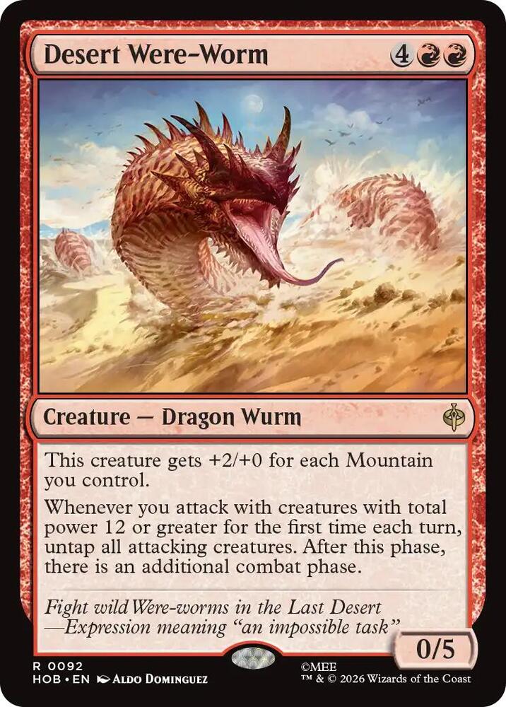 Desert Were-Worm [The Hobbit] 92