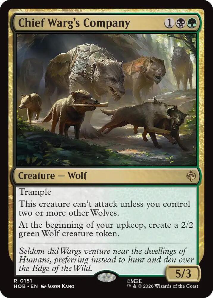Chief Warg's Company [The Hobbit] 151