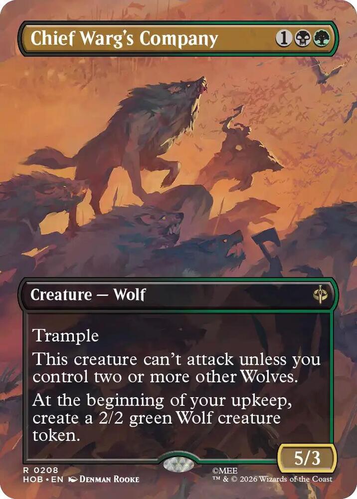 Chief Warg's Company (Borderless) [The Hobbit] 208