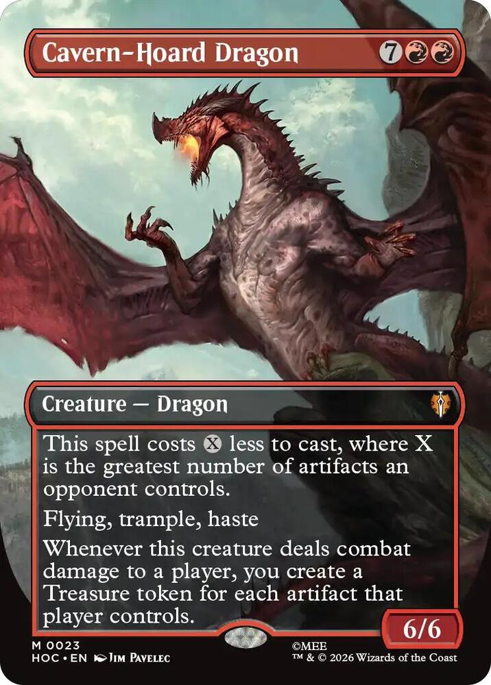 Cavern-Hoard Dragon (Borderless) [The Hobbit: Eternal-Legal] 23