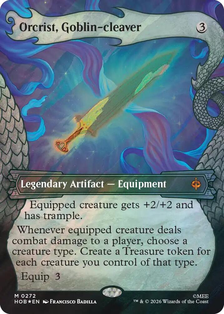 Orcrist, Goblin-cleaver (Showcase) (Surge Foil) [The Hobbit] 272