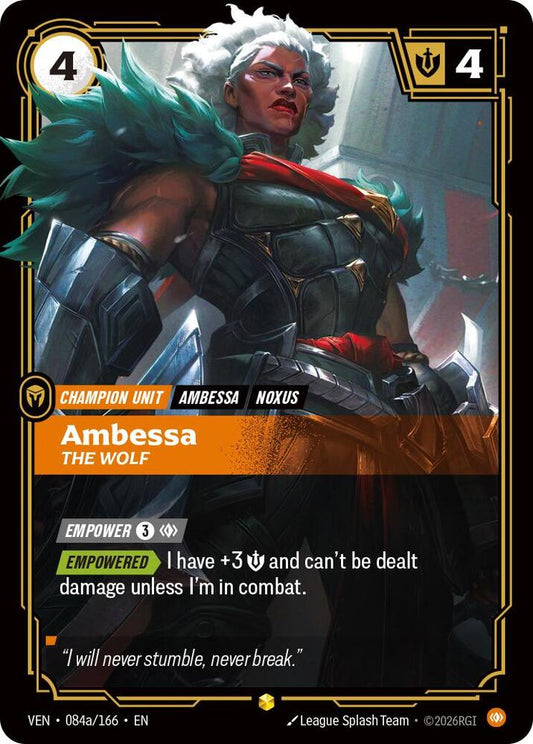 Ambessa - The Wolf (Alternate Art) [Vendetta] 084a/166