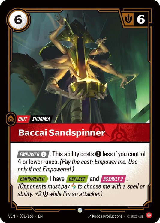 Baccai Sandspinner [Vendetta] 001/166