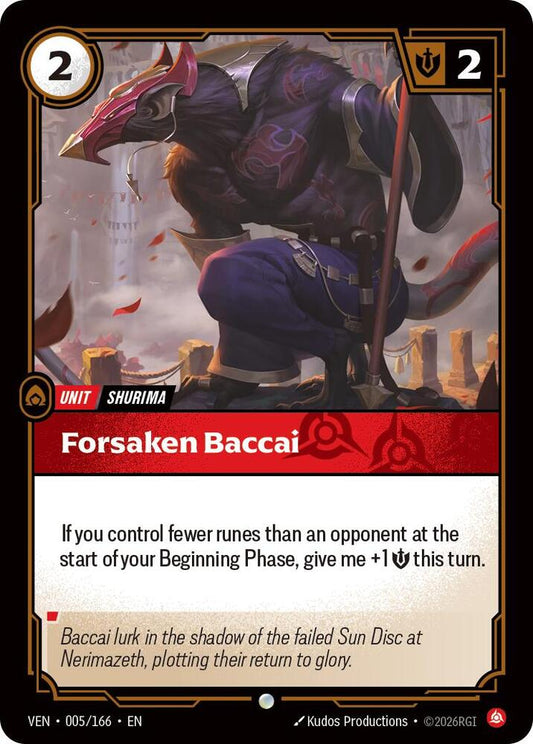 Forsaken Baccai [Vendetta] 005/166