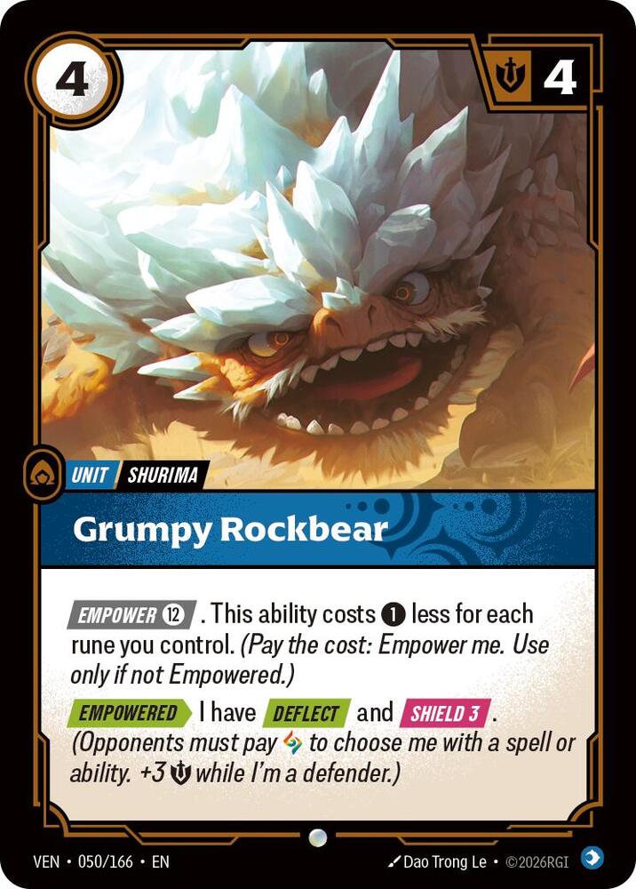 Grumpy Rockbear [Vendetta] 050/166
