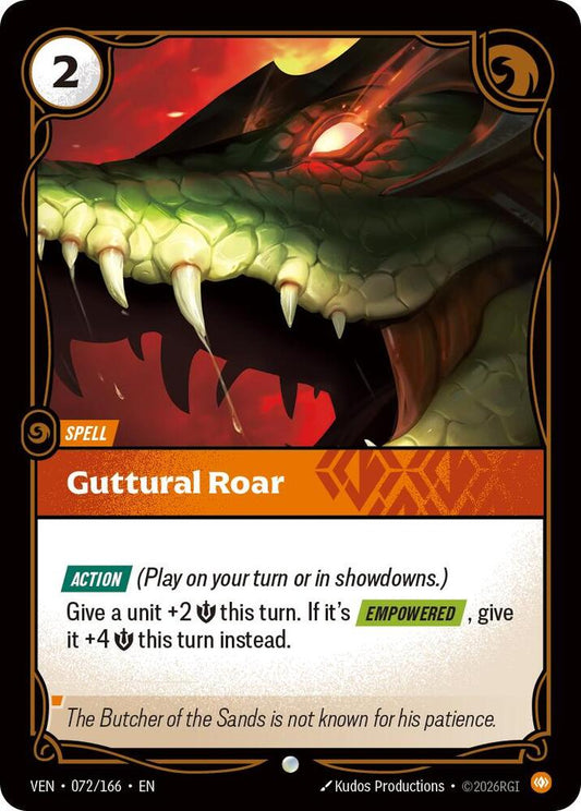 Guttural Roar [Vendetta] 072/166