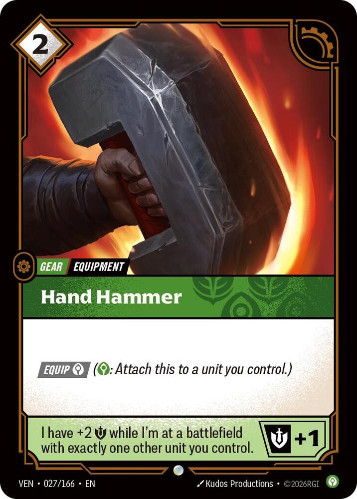 Hand Hammer [Vendetta] 027/166