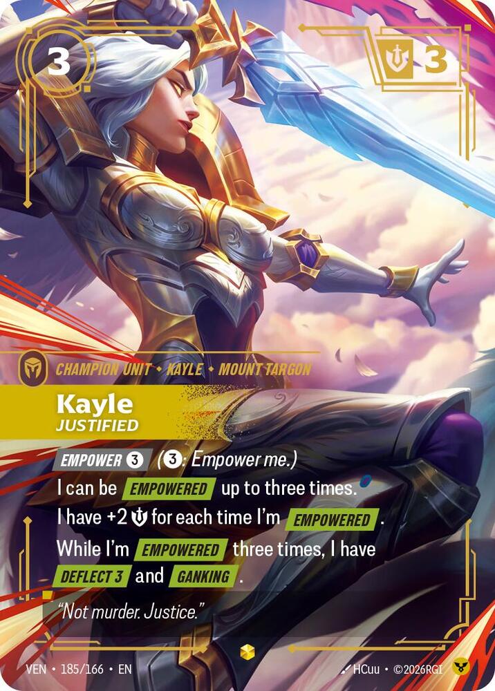 Kayle, Justified (Overnumbered) [Vendetta] 185/166