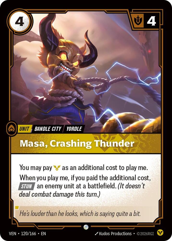 Masa, Crashing Thunder [Vendetta] 120/166