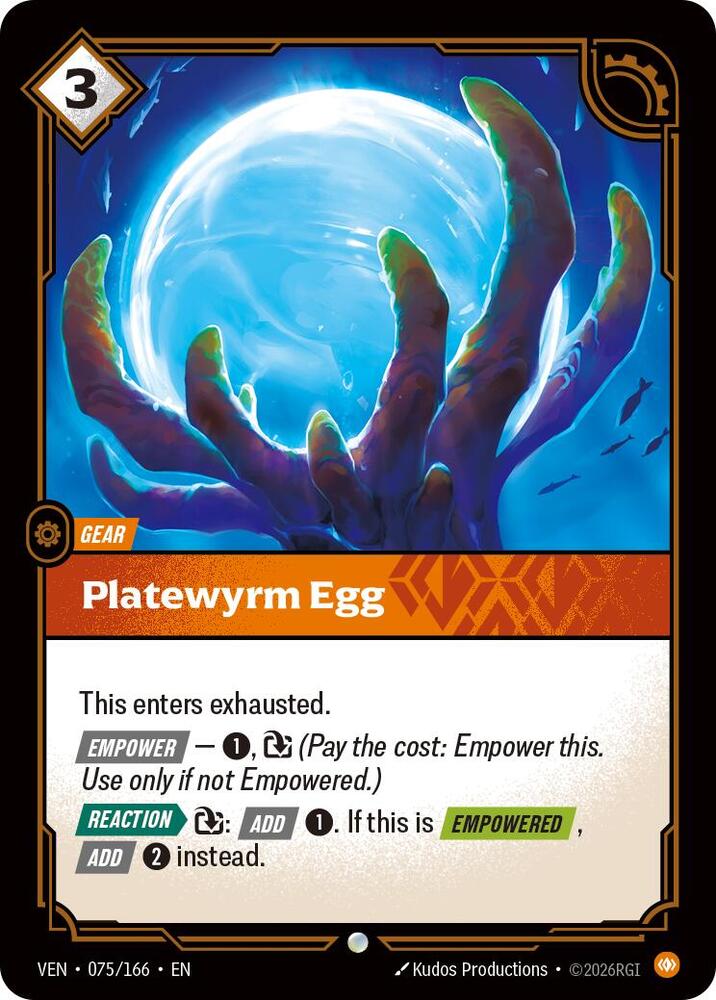 Platewyrm Egg [Vendetta] 075/166