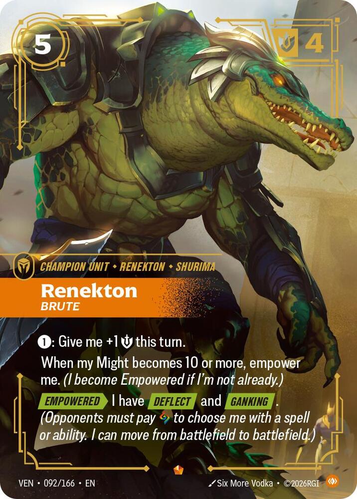 Renekton, Brute [Vendetta] 092/166