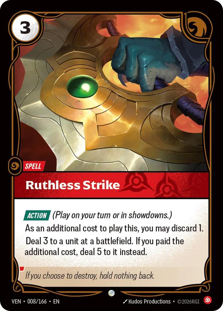 Ruthless Strike [Vendetta] 008/166