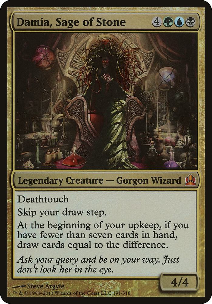 Damia, Sage of Stone (Commander) [Oversize Cards] 191