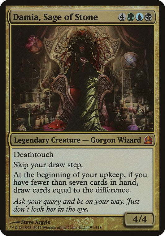 Damia, Sage of Stone (Commander) [Oversize Cards] 191