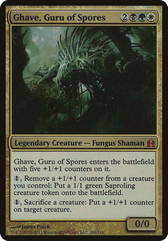 Ghave, Guru of Spores (Commander) [Oversize Cards] 200