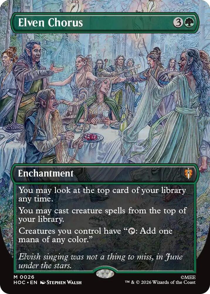 Elven Chorus (Borderless) [The Hobbit: Eternal-Legal] 26