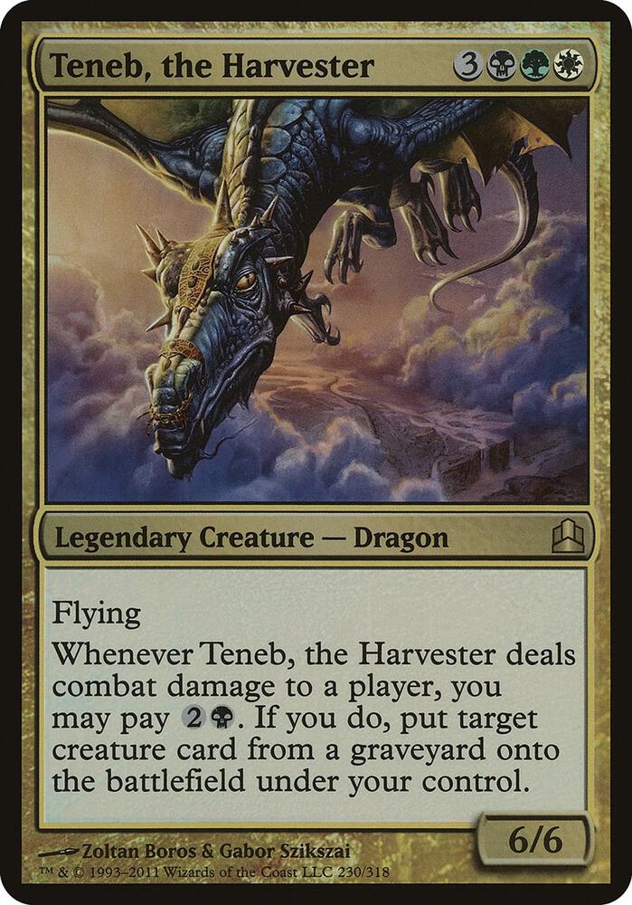 Teneb, the Harvester (Commander) [Oversize Cards] 230