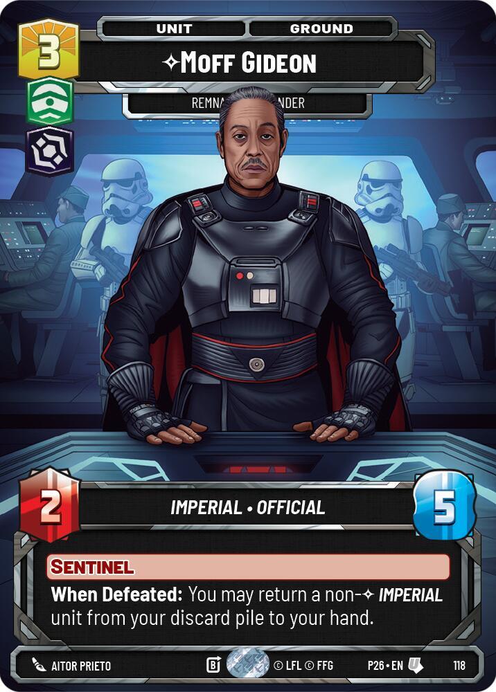 Moff Gideon - Remnant Commander (Participation) [Galactic Championship 2026] 118