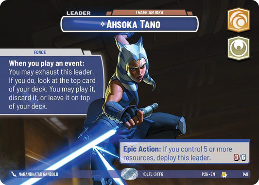 Ahsoka Tano - I Have an Idea (Prize Wall) [Galactic Championship 2026] 140