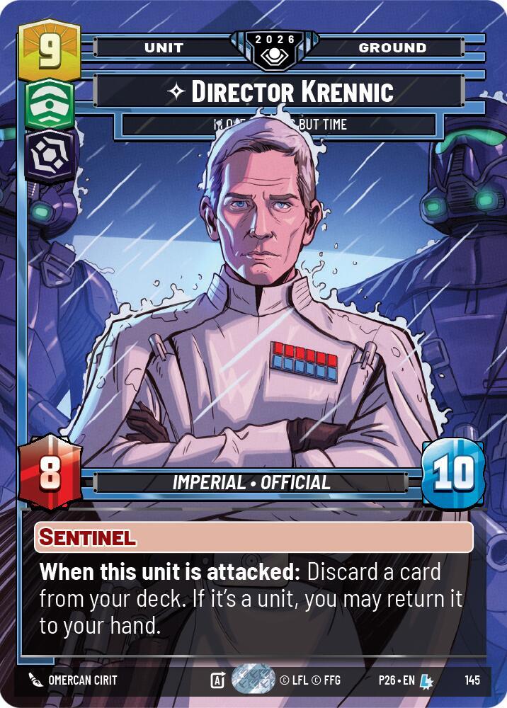 Director Krennic - I Lose Nothing But Time (Prize Wall) [Galactic Championship 2026] 145