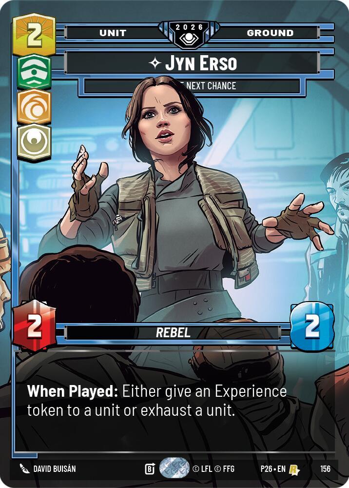 Jyn Erso - Take the Next Chance (Prize Wall) (Foil) [Galactic Championship 2026] 156