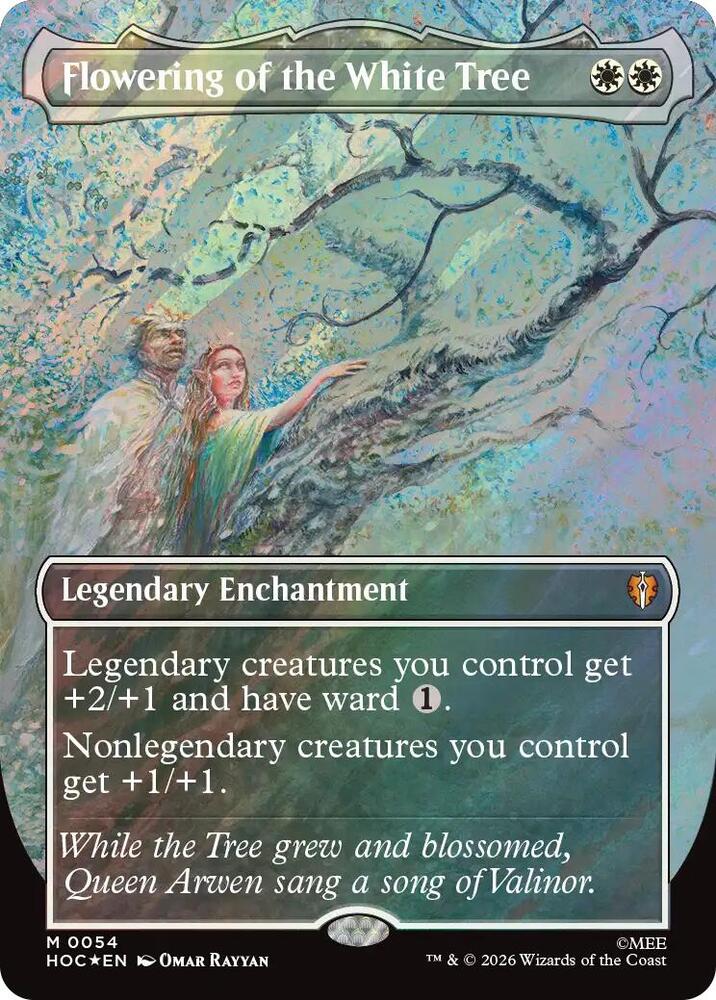 Flowering of the White Tree (Borderless) (Surge Foil) [The Hobbit: Eternal-Legal] 54