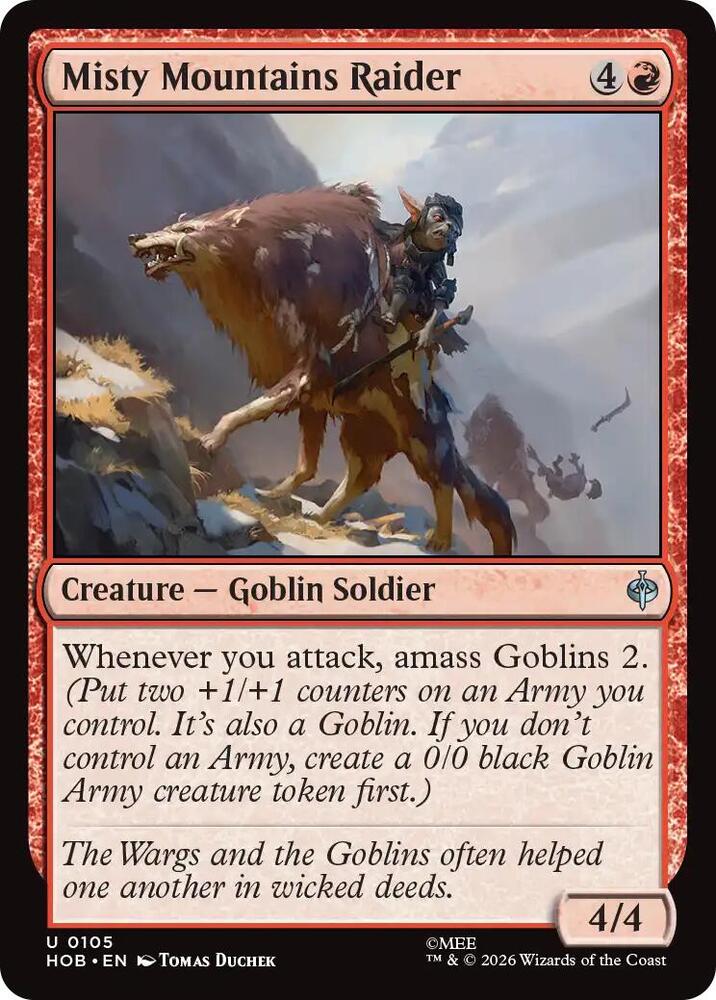 Misty Mountains Raider [The Hobbit] 105