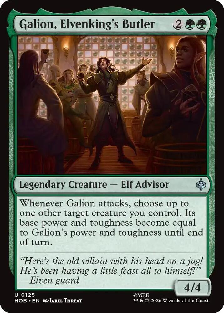 Galion, Elvenking's Butler [The Hobbit] 125