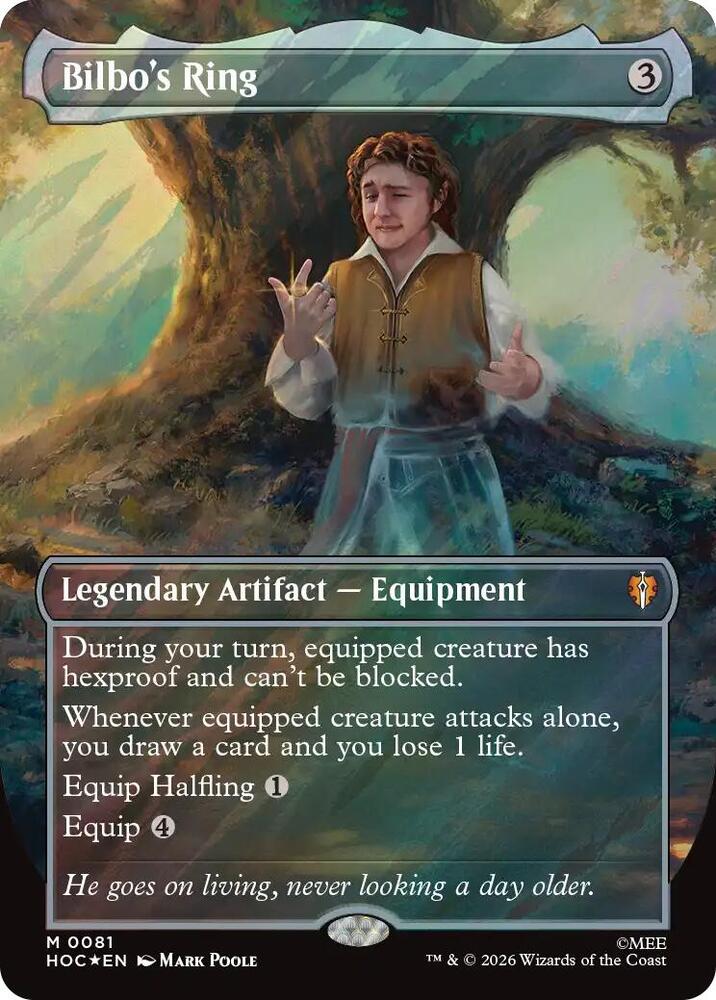 Bilbo's Ring (Borderless) (Surge Foil) [The Hobbit: Eternal-Legal] 81