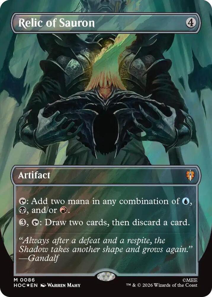 Relic of Sauron (Borderless) (Surge Foil) [The Hobbit: Eternal-Legal] 86