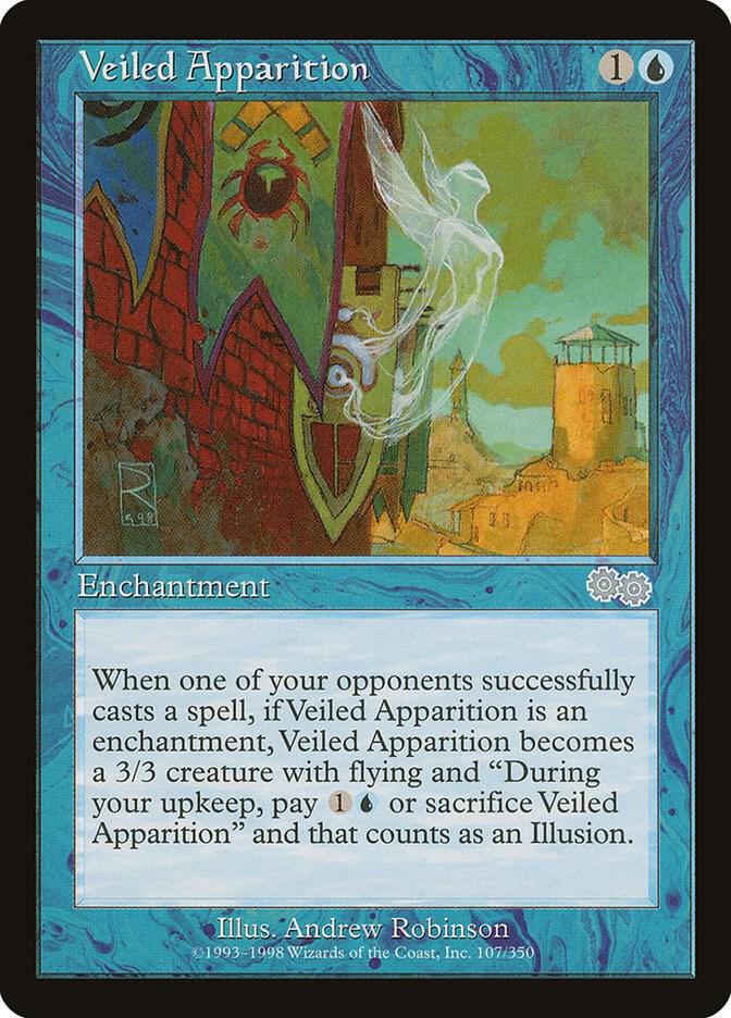 Veiled Apparition [Urza's Saga] 107