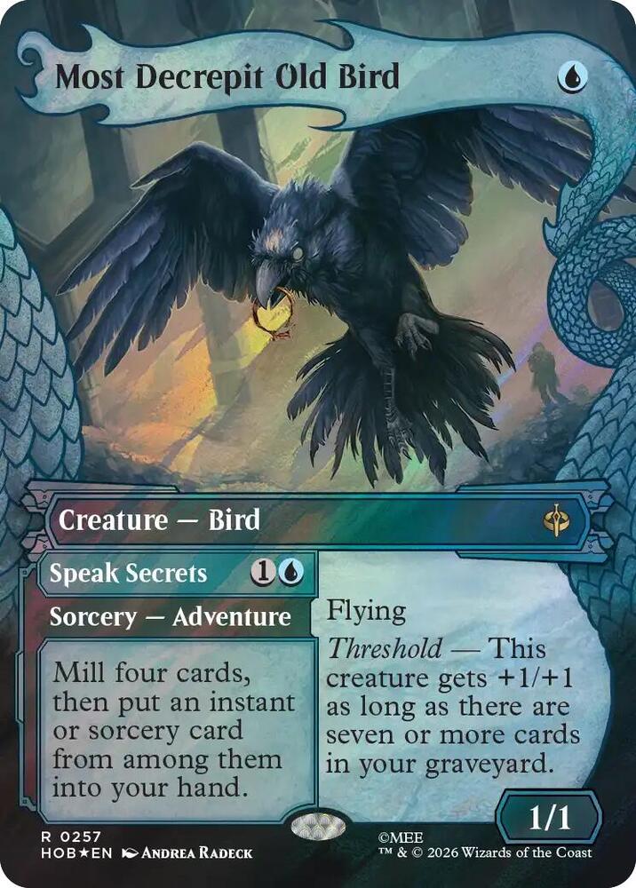 Most Decrepit Old Bird (Showcase) (Surge Foil) [The Hobbit] 257
