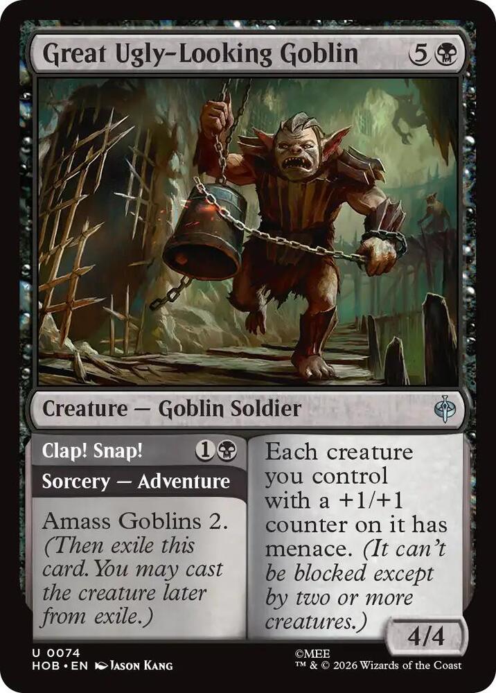 Great Ugly-Looking Goblin (Showcase) (Surge Foil) [The Hobbit] 259