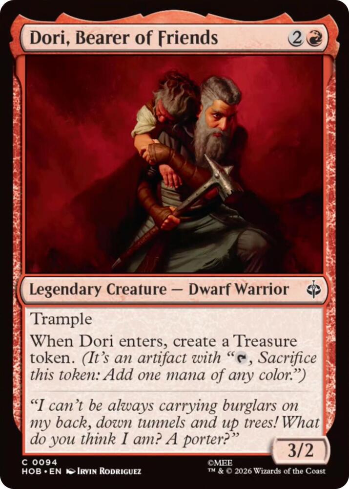 Dori, Bearer of Friends [The Hobbit] 94