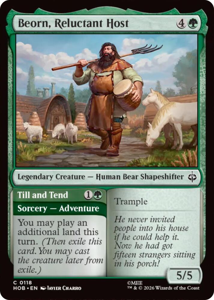 Beorn, Reluctant Host [The Hobbit] 118