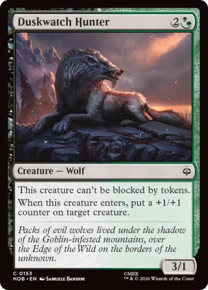Duskwatch Hunter [The Hobbit] 153