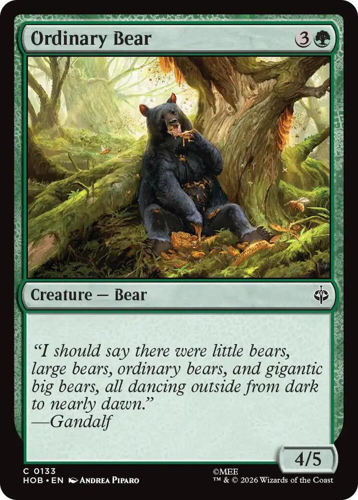 Ordinary Bear [The Hobbit] 133