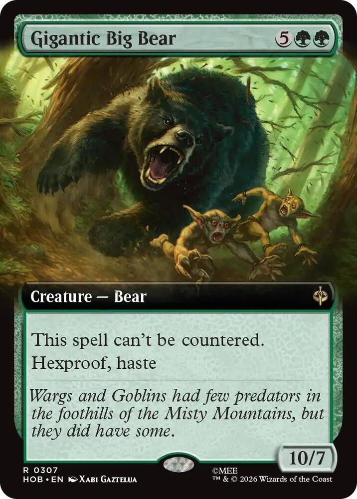 Gigantic Big Bear (Extended Art) [The Hobbit] 307