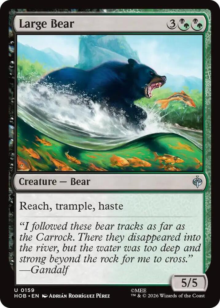 Large Bear [The Hobbit] 159