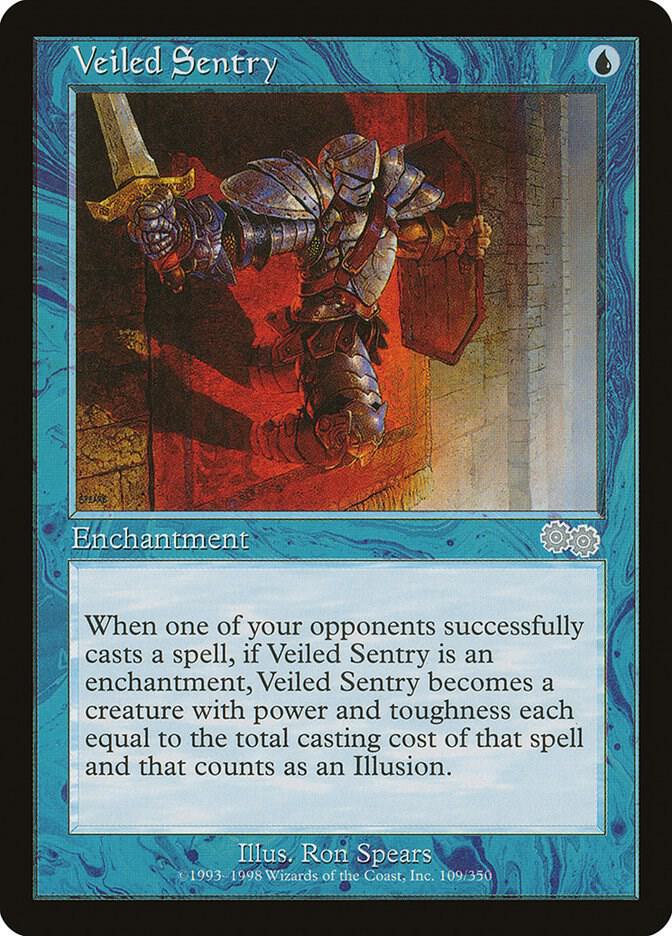 Veiled Sentry [Urza's Saga] 109