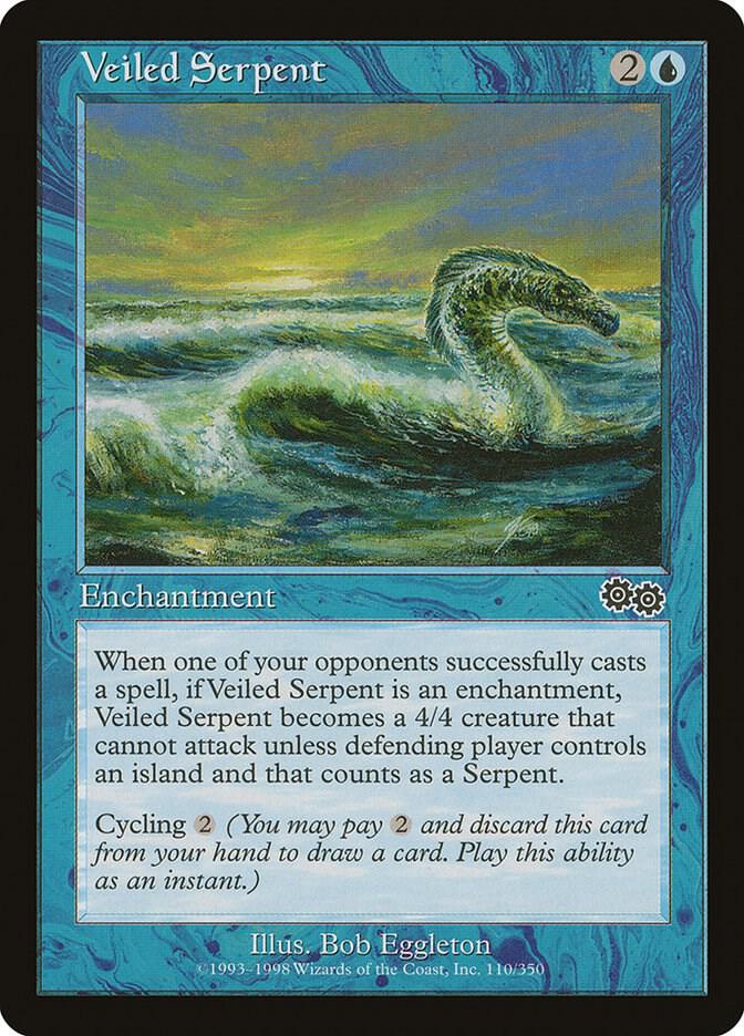 Veiled Serpent [Urza's Saga] 110