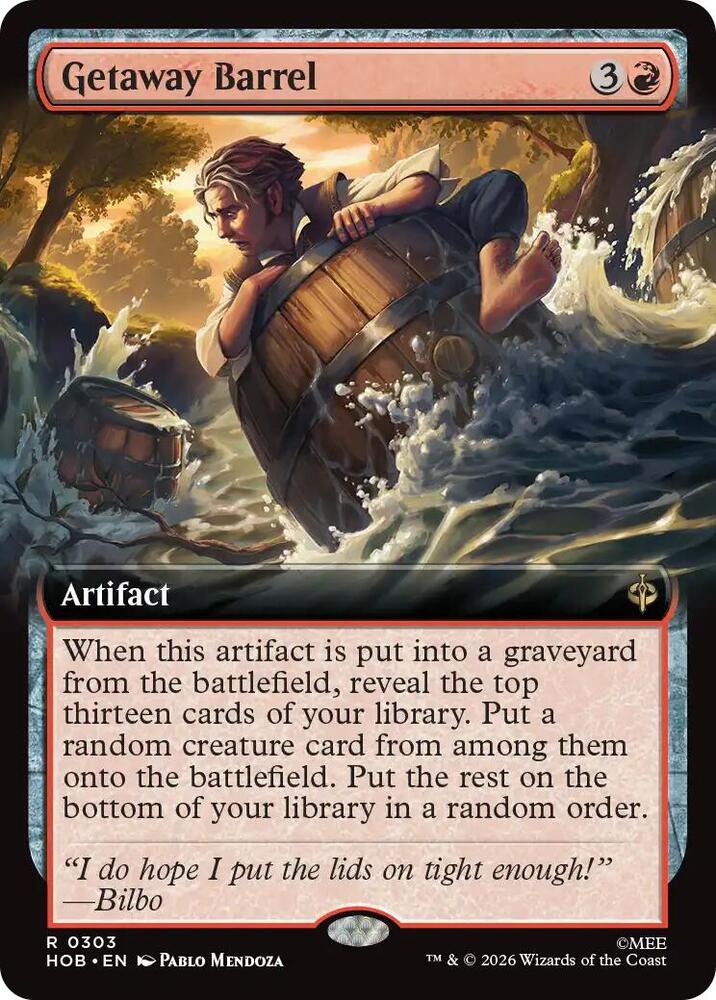 Getaway Barrel (Extended Art) [The Hobbit] 303