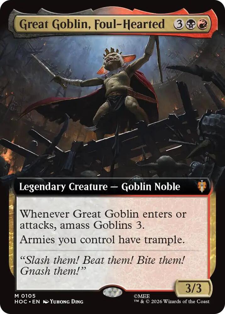 Great Goblin, Foul-Hearted (Extended Art) [The Hobbit: Eternal-Legal] 105