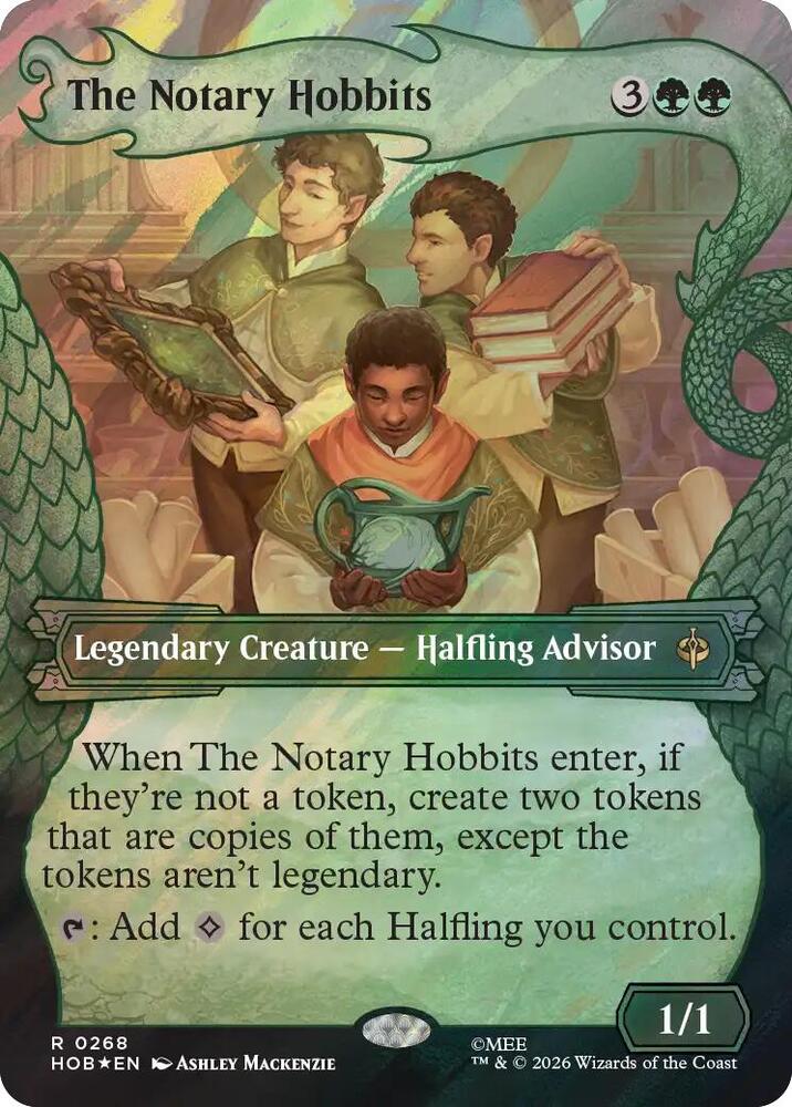 The Notary Hobbits (Showcase) (Surge Foil) [The Hobbit] 268