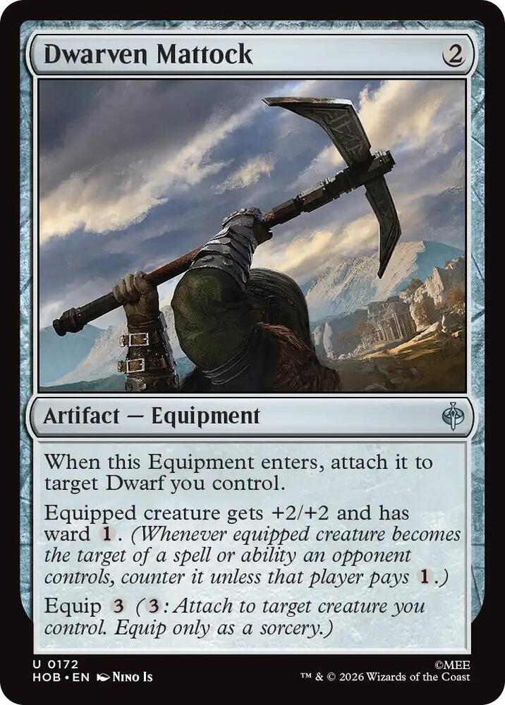 Dwarven Mattock [The Hobbit] 172