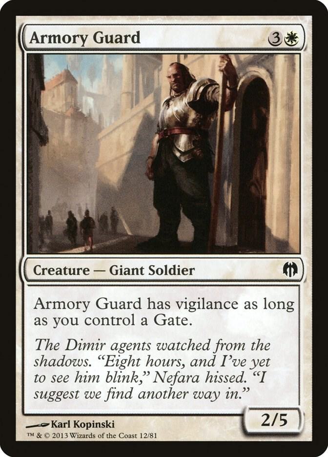 Armory Guard [Duel Decks: Heroes vs. Monsters] 12